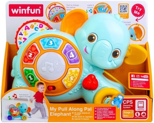 Winfun - My Pull Along Pal Elephant (230202-Nl)