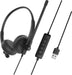 Dell Wired Headset Wh125 - Headset - On-Ear - Wired - Usb-A - Black
