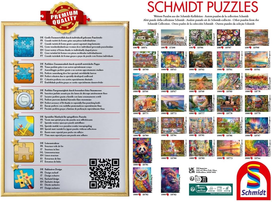 Schmidt | Tranquil Bluebell Woods (1,000 Pieces) | Jigsaw Puzzle | Ages 14+ | 1+ Players