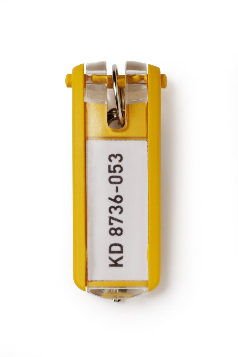 Durable Key Clips - Pack of 6 innovative key clips for clear and easy organisation of keys - Perfect for use with DURABLE Key Safes