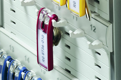 Durable Key Clips - Pack of 6 innovative key clips for clear and easy organisation of keys - Perfect for use with DURABLE Key Safes
