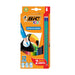 BIC Kids Evolution Coloured Pencils, Vivid Colouring Pencils, Easy to Sharpen, Extra Resistant BIC Pencils, School Supplies, 12 Pack