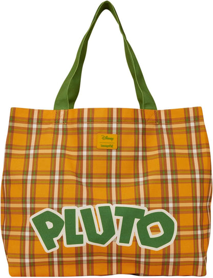 Disney By Loungefly Canvas Tote Bag Pluto 95Th Anniversary