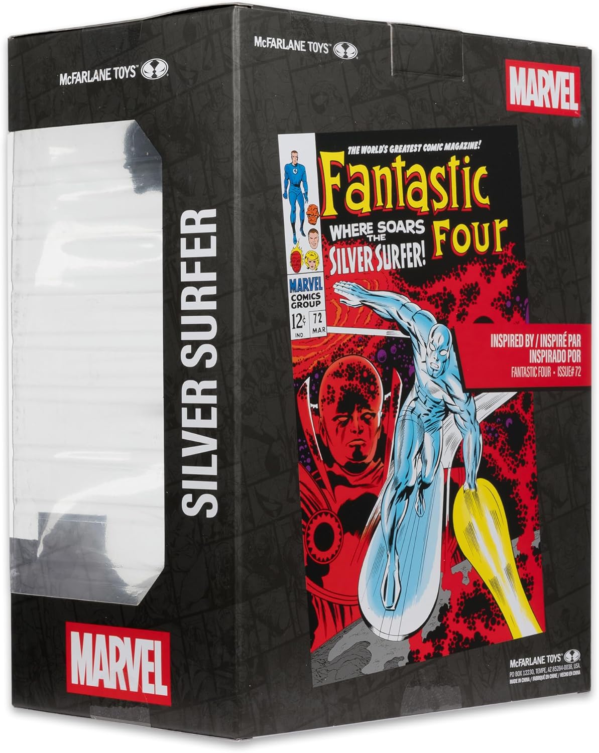 Marvel Collection Pvc Statue 1/6 Silver Surfer (Fantastic Four #72) 25 Cm