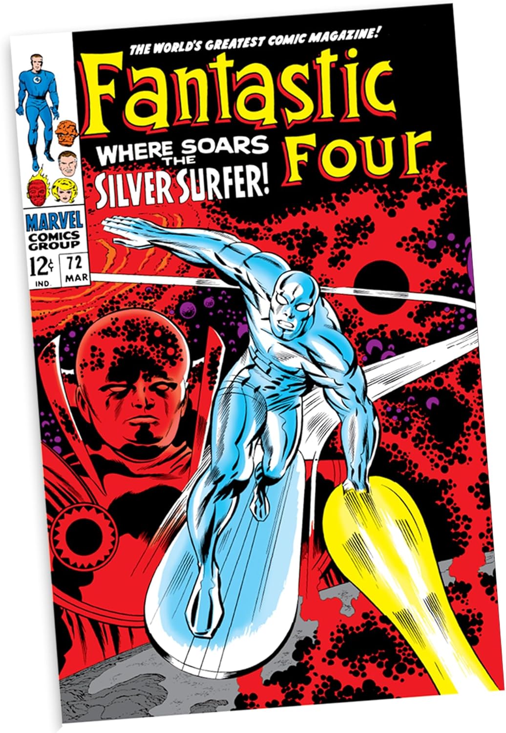 Marvel Collection Pvc Statue 1/6 Silver Surfer (Fantastic Four #72) 25 Cm