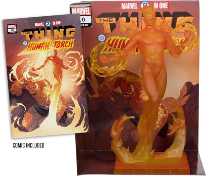 McFarlane Marvel Human Torch 1:6th Scale Collectible with Scene (Marvel 2-in-One #10) Toys