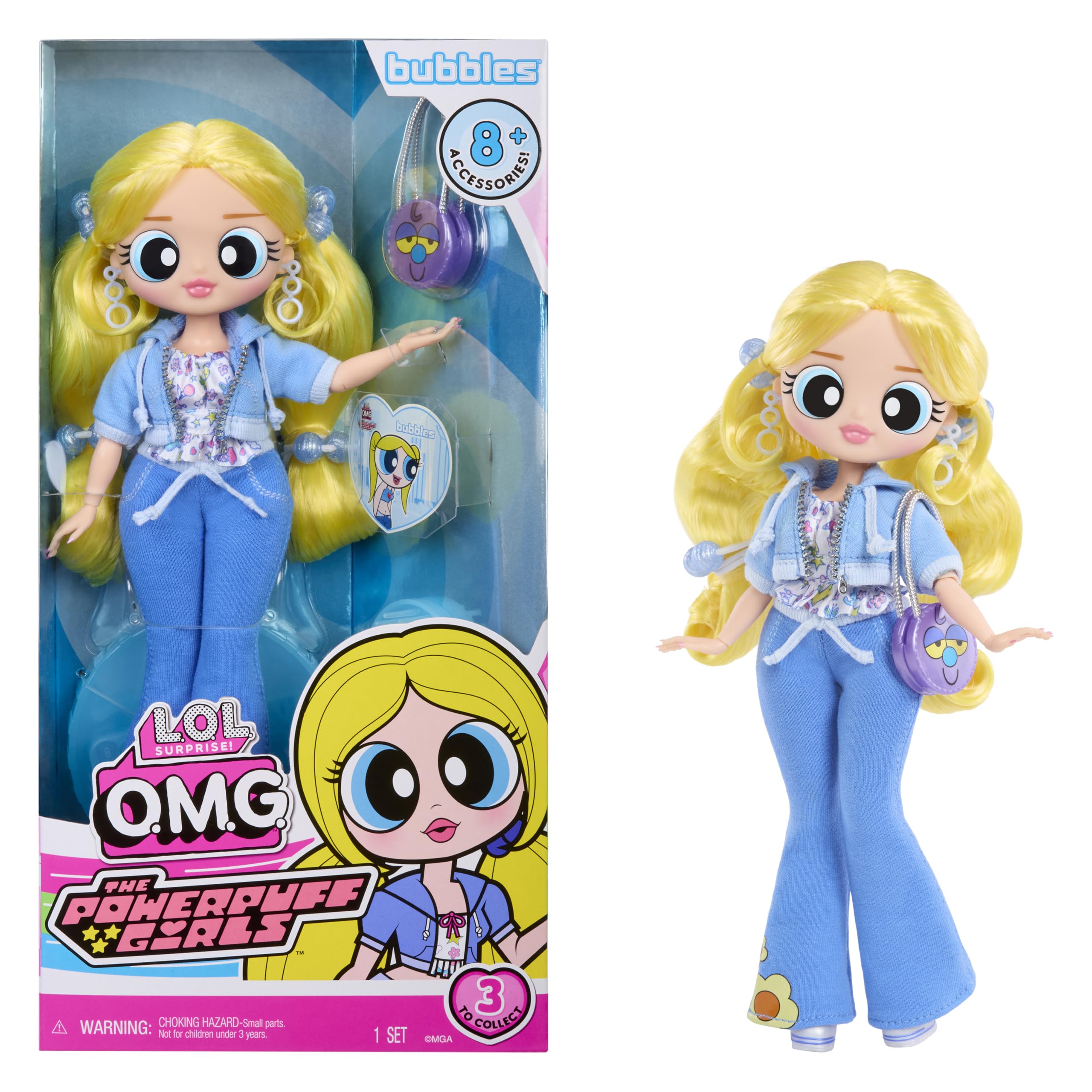 L.O.L. Surprise! L.O.L. Surprise OMG Powerpuff Girls Doll - Bubbles