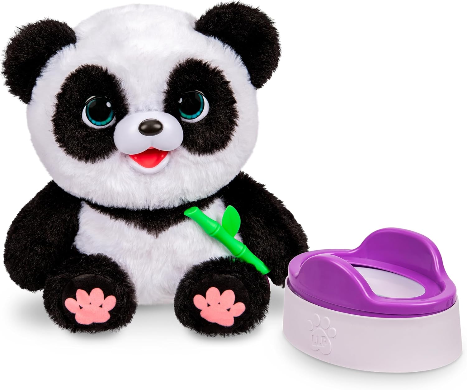 Little Live Pets My Baby Panda ChuChu|Interactive Pet with 50+ Sounds & Reactions, Kicks Feet, Poops, Giggles & More – Includes Potty & Repeat Play – Fun & Adorable Gift for Kids