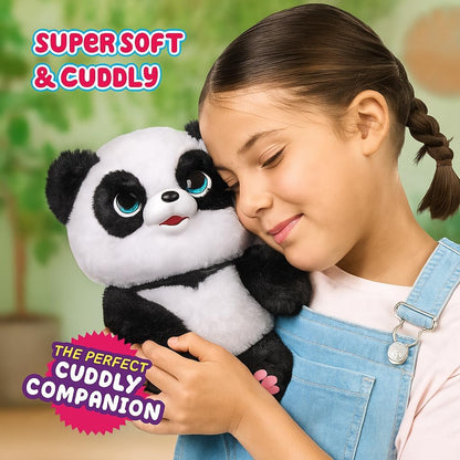 Little Live Pets My Baby Panda ChuChu|Interactive Pet with 50+ Sounds & Reactions, Kicks Feet, Poops, Giggles & More – Includes Potty & Repeat Play – Fun & Adorable Gift for Kids