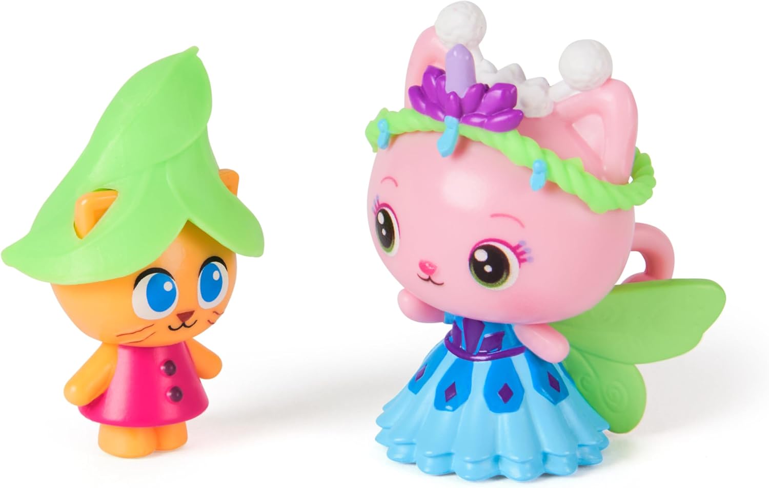 Gabby's Dollhouse: The Movie, Queen Kitty Fairy and Kitty Gnome, Toy Figures with 2 Accessories, Kids Toys for Girls and Boys Ages 3 and Up