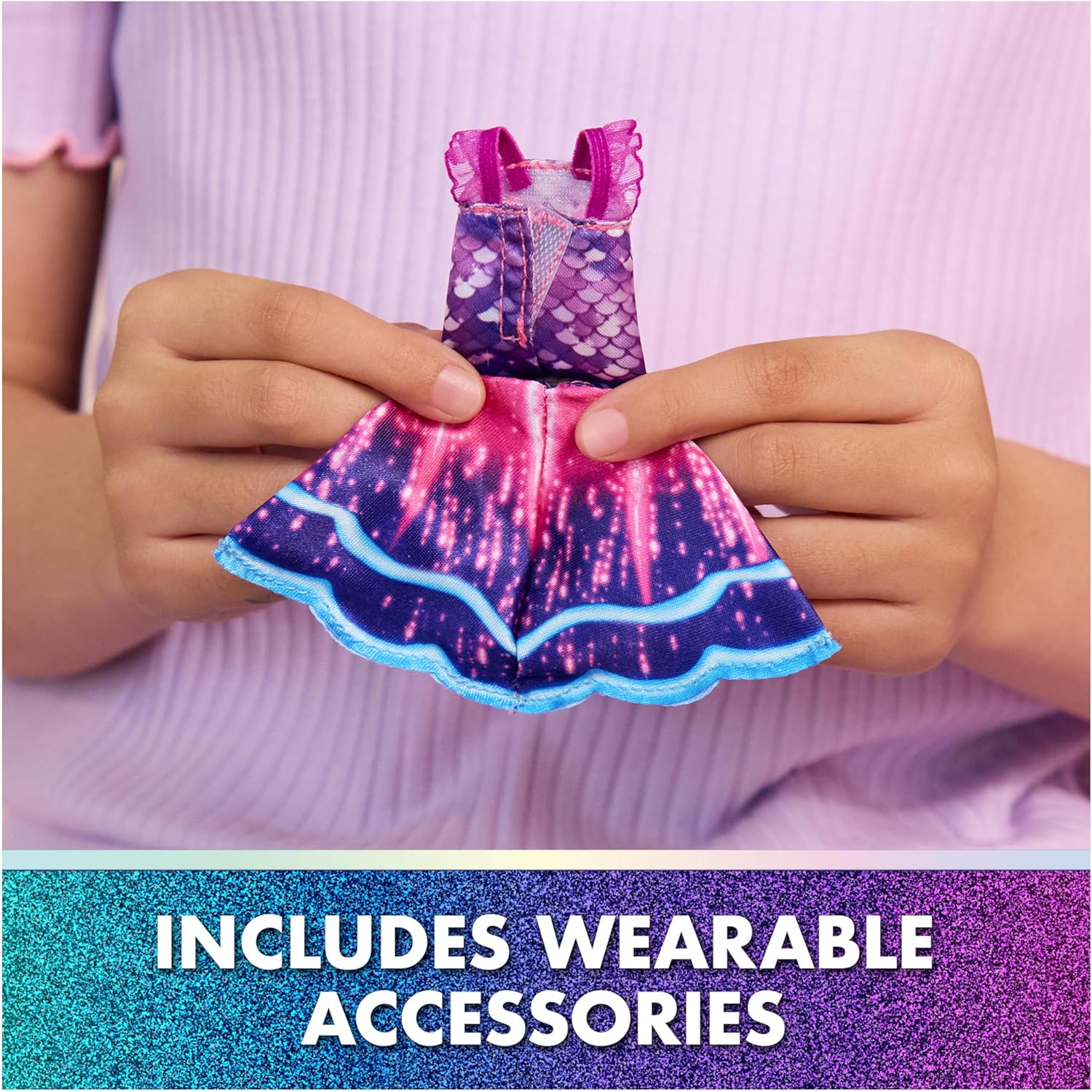 Gabby's Dollhouse: The Movie, Mer-tastic Gabby Doll, with Mermaid Themed Doll Clothes and Doll Accessories, Kids Toys for Girls and Boys Ages 3 and Up