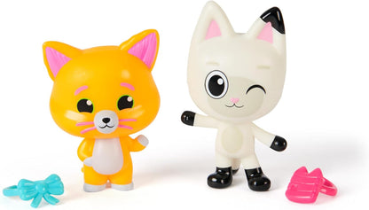 Gabby's Dollhouse: The Movie, Pandy Paws & Chumsley Toy Figures with 2 Accessories, Kids Toys for Girls & Boys Ages 3 and Up