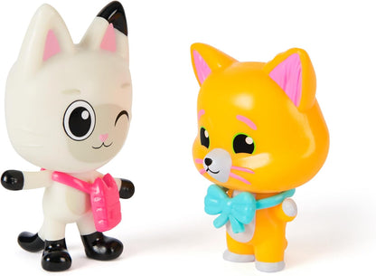 Gabby's Dollhouse: The Movie, Pandy Paws & Chumsley Toy Figures with 2 Accessories, Kids Toys for Girls & Boys Ages 3 and Up