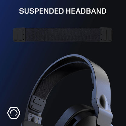 Gioteck TX5+ RGB Wired Headset Compatible with Switch, PS5, Xbox Series S |X, PC, Mobile – RGB Lighting – Flat Design – Passive Noise Cancellation – 3.5mm Jack (Black