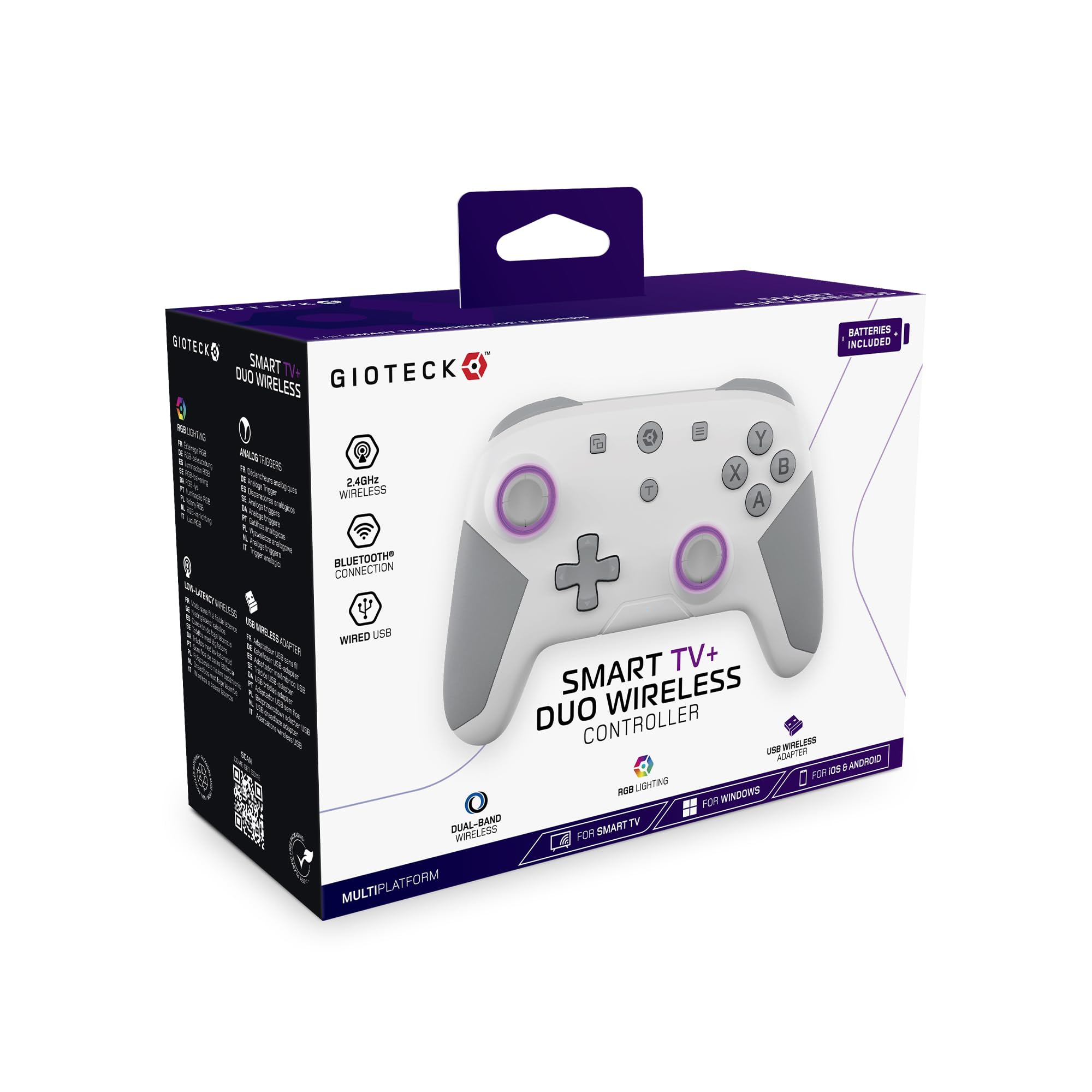 QD-1 DUO SMART TV WIRELESS CONTROLLER (TV/PC/MOBILE)
