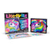 Basic Fun Lite-Brite Colour Pop Rainbow Dreams – Light-Up Creative Toy with 6 Templates, 650 Colourful Pegs & 4 Light Modes – Unicorn & Fairy-Themed HD Grid Art Set