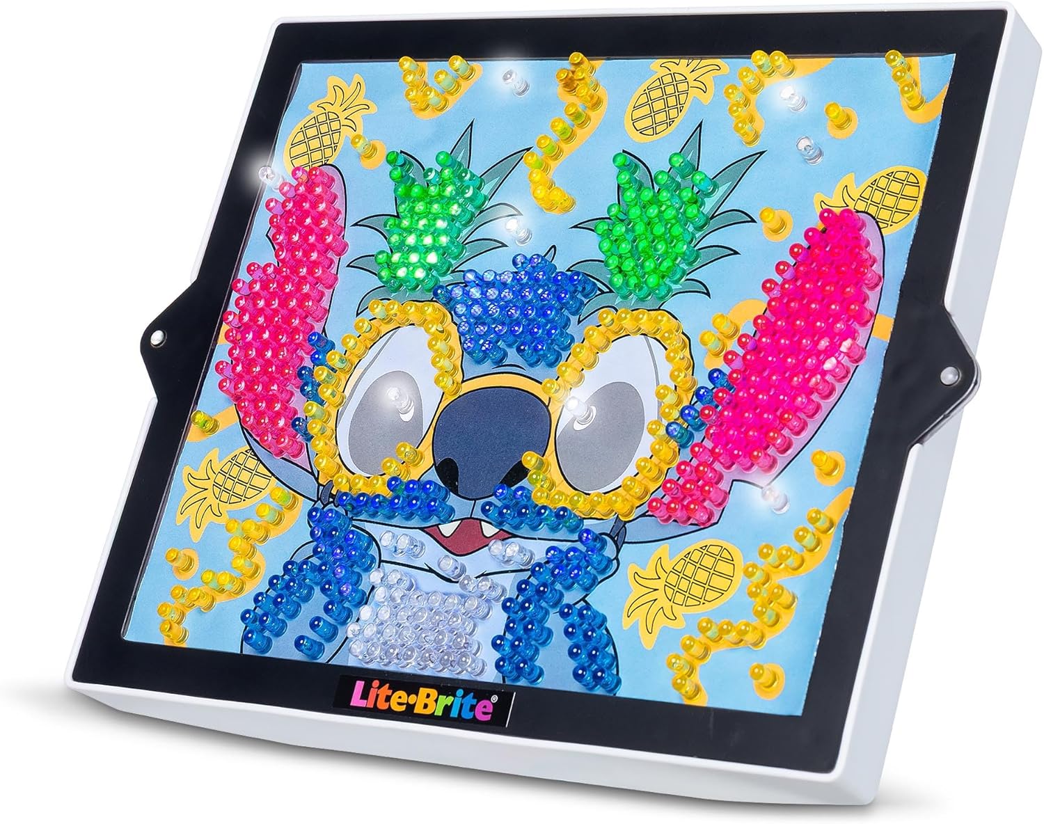 Basic Fun Lite-Brite Colour Pop Disney Stitch – Light-Up Creative Toy with 6 Templates, 650 Colourful Pegs & 4 Light Modes – HD Grid Art Set for Stitch Fans