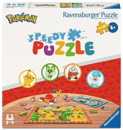 Ravensburger Speedy Puzzle Pokémon 4x 35 piece Jigsaw Puzzles for Kids Age 6 Years and Above