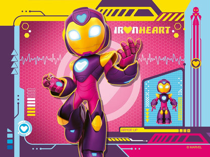 Ravensburger Iron Man & His Awesome Friends 4 in a Box (12, 16, 20, 24 piece) Jigsaw Puzzles for Adults and Kids Age 3 Years Up