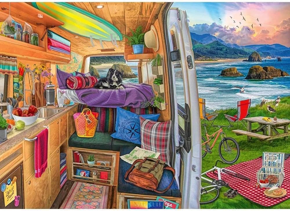 Ravensburger - Puzzle 500 pièces Format Large - Belle Escapade - Adultes et Enfants dès 12 Ans - Puzzle de qualité supérieure - 17473