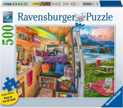 Ravensburger - Puzzle 500 pièces Format Large - Belle Escapade - Adultes et Enfants dès 12 Ans - Puzzle de qualité supérieure - 17473