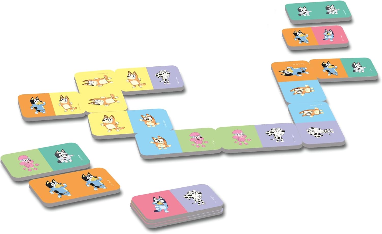 Ravensburger Bluey Dominoes Game For Kids Age 3 Years Up - 2 to 4 Players