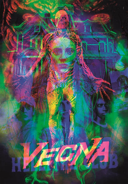 Clementoni - Stranger Things Metamorphic Art Collection - Vecna's Curse, Quadro Interattivo 520 Pezzi con Cornice e LED RGB, Illustrazione che Cambia con la Luce, Made in Italy, 35610