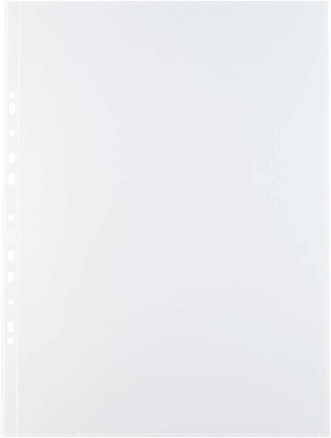 Bantex Pocket Polypropylene Multipunched Top-Opening 120 Micron Vertical A3 Clear Ref 203608