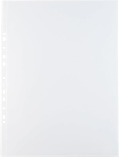 Bantex Pocket Polypropylene Multipunched Top-Opening 120 Micron Vertical A3 Clear Ref 203608