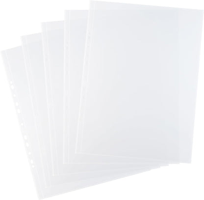 Bantex Pocket Polypropylene Multipunched Top-Opening 120 Micron Vertical A3 Clear Ref 203608