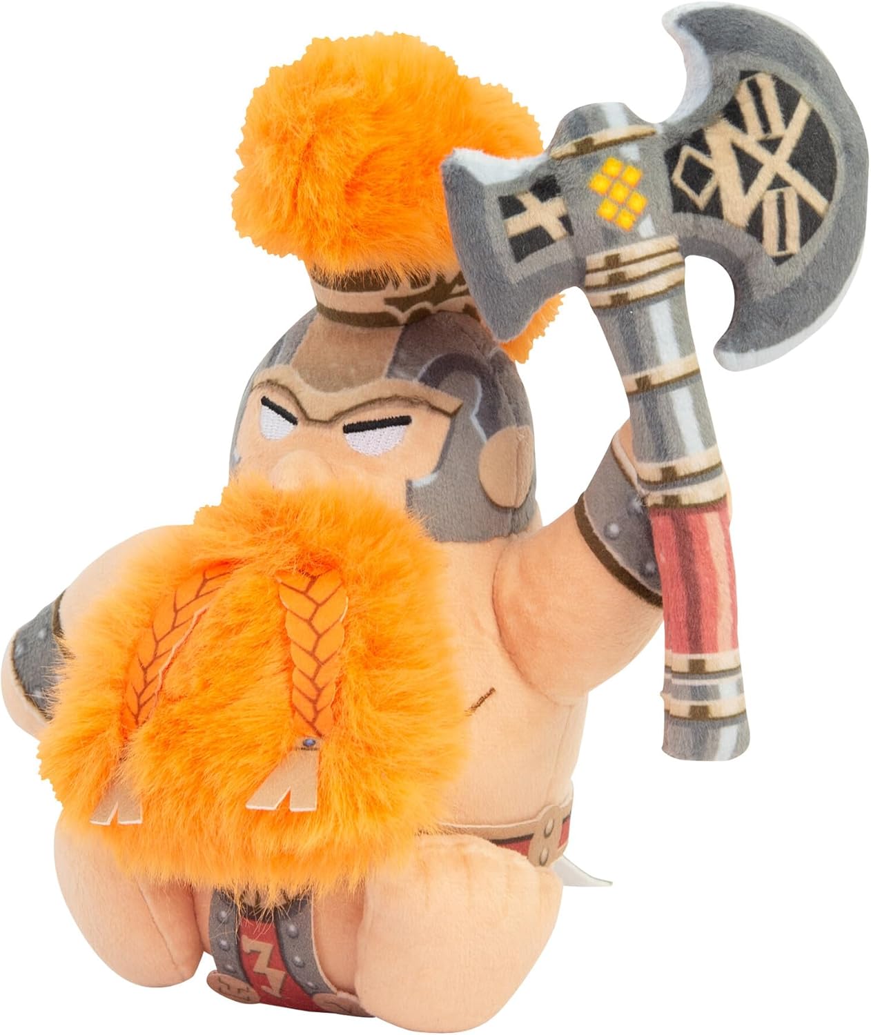 Warhammer Fyreslayer Plush, Collectable Soft Toy for Teens and Adults, Age of Sigmar Duardin Warrior, Fyresteel Axe, Authentic Detail, Officially Licensed Plush Figure, Ages 12+