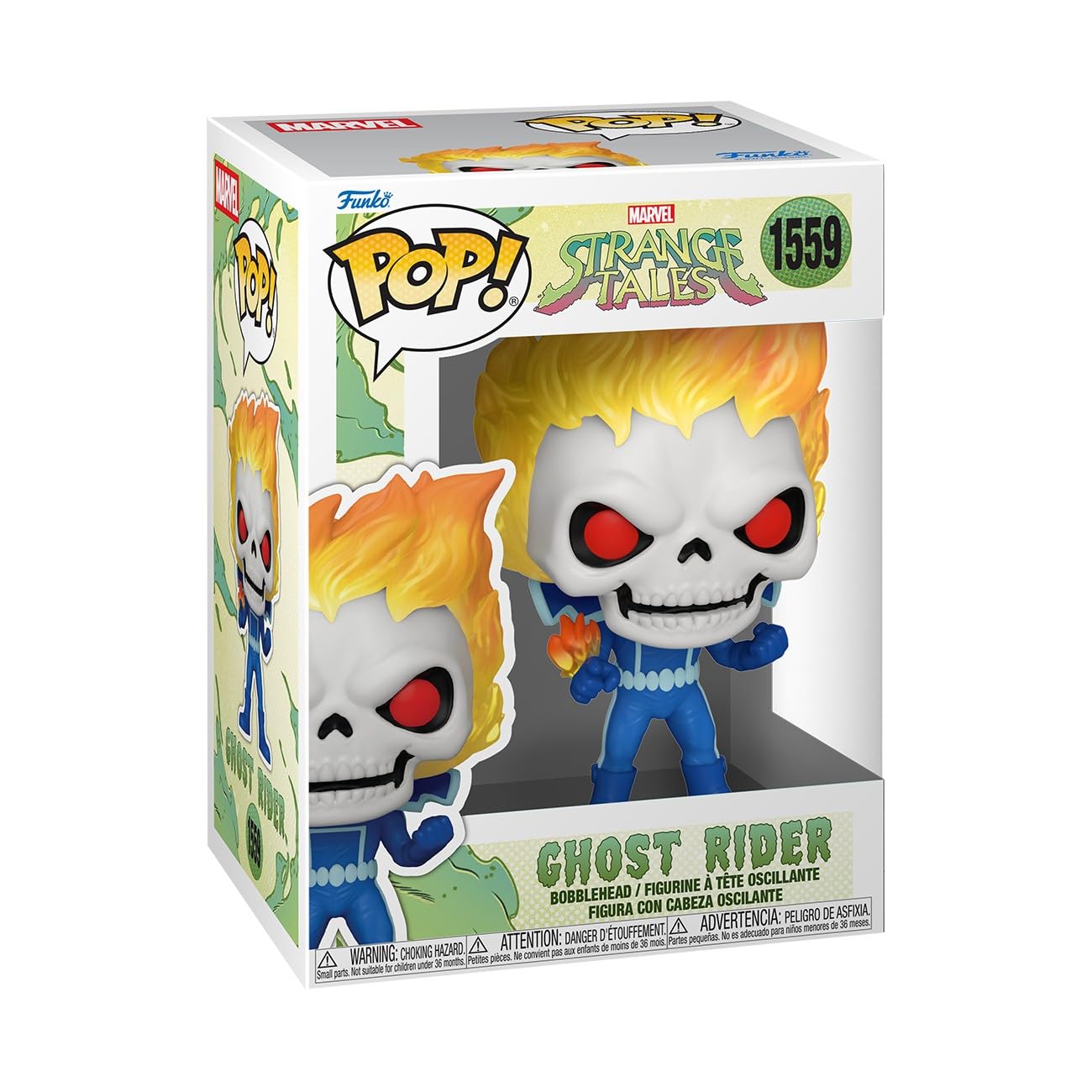Funko Pop! Marvel: Strange Tales – Ghost Rider - Marvel Comics- Vinyl-Sammelfigur - Geschenkidee - Offizielle Handelswaren - Spielzeug Für Kinder und Erwachsene - Horror Fans