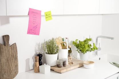 Post-it® Super Sticky Notes Lined Ultra Colours 3 Pads per pack 102x152mm