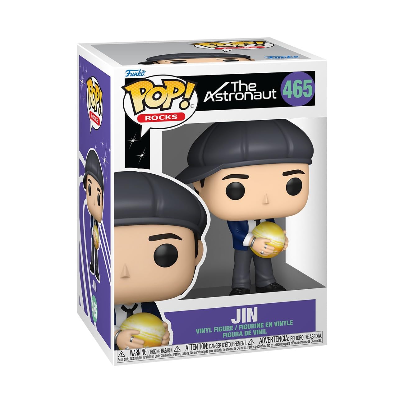Funko Pop! Rocks: Jin - (Astronaut) - BTS - Vinyl-Sammelfigur - Geschenkidee - Offizielle Handelswaren - Spielzeug Für Kinder und Erwachsene - Music Fans - Modellfigur Für Sammler und Display