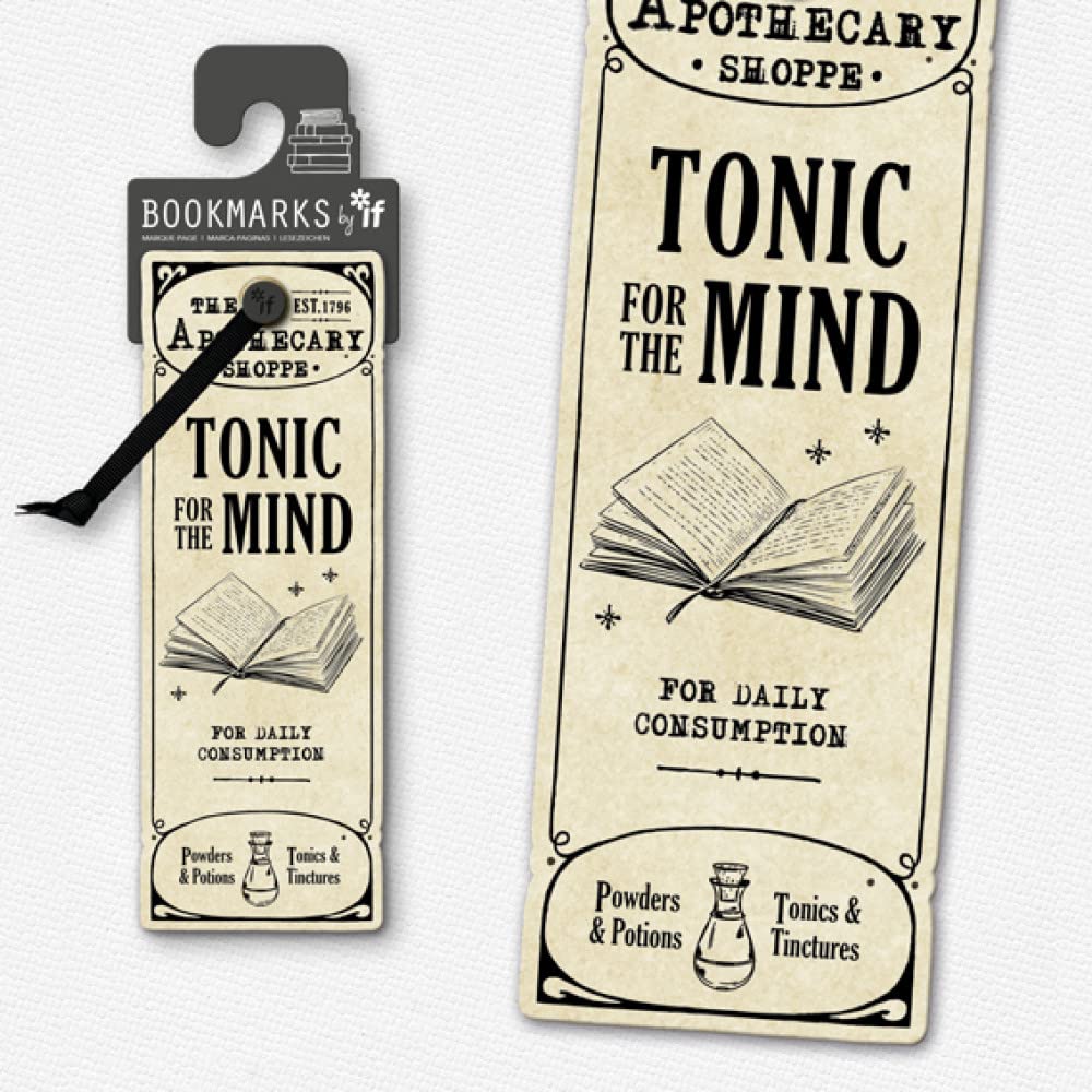 Academia Bookmarks - Tonic for The Mind, Bookmark Gift
