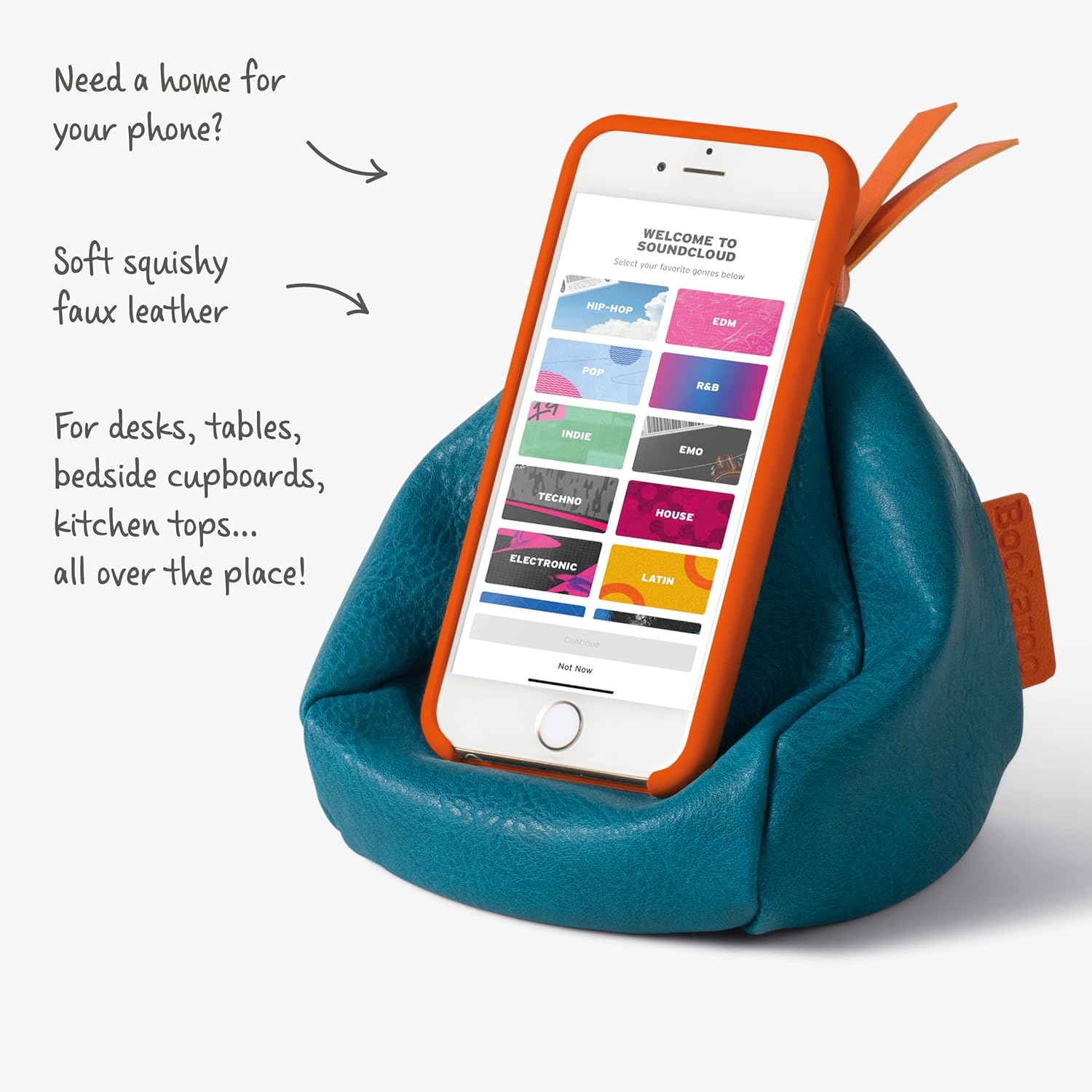 IF Bookaroo Little Bean Bag Phone Rest, for Phone, Tablet or Book