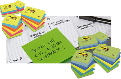 Post-it 659 Haftnotizen 6 Blöcke à 100 Blatt, gelb (102 x 152 mm) gelb
