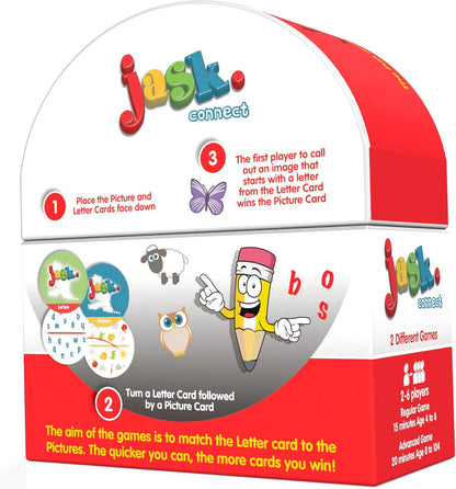 Jask Connect Fast-Paced Interactive Fun Game mainly for Kids ! Adults can Play too ! Great for the Elderly ! Everyone plays all at the same time!