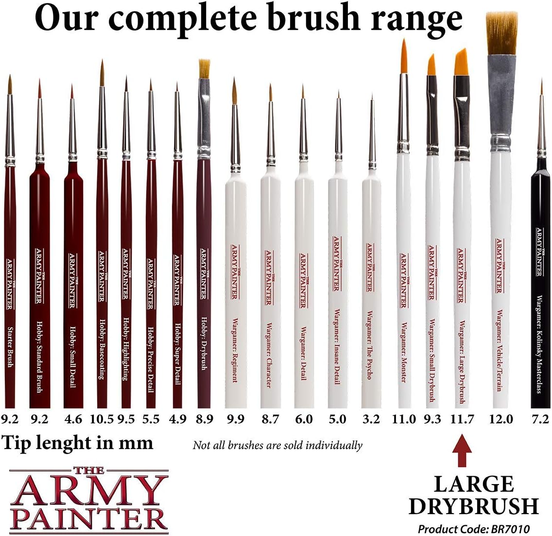 Army Painter ARM07010 - Large Drybrush Wargamer Brush