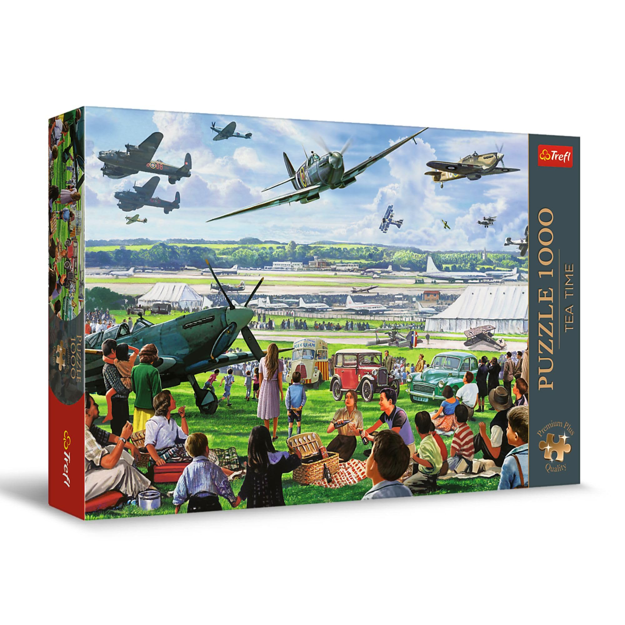 Trefl Premium Plus Quality - Tea Time Puzzle - 1000 Pieces, Series of Painted Nostalgic Images, Perfectly Matching Tiles, for Adults and Children from 12 Years