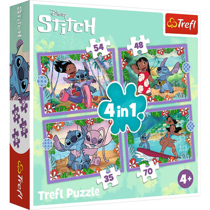Trefl 4w1 Szalony dzień Lilo & Stitch