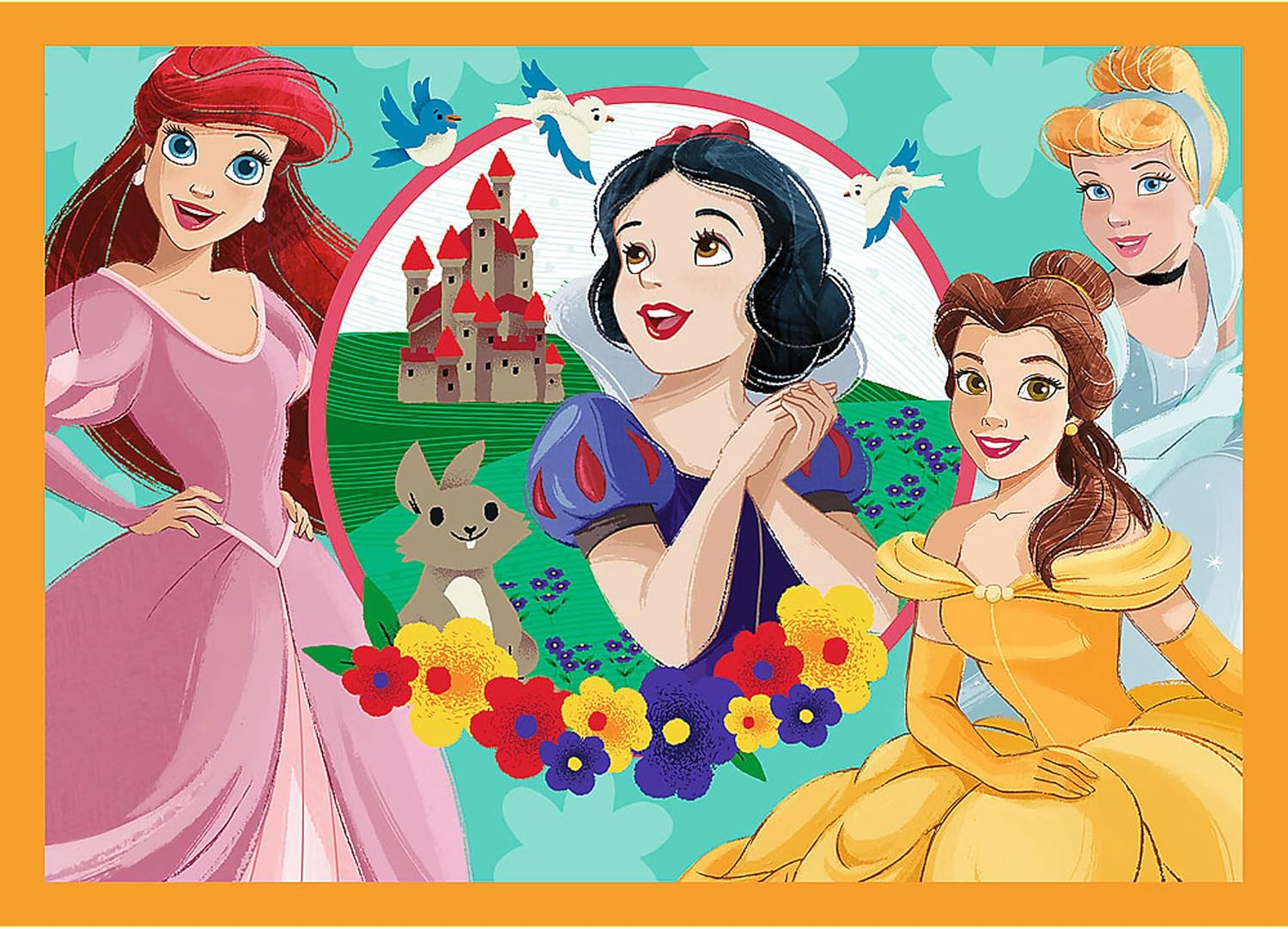 4 in 1 Puzzle - Disney Princess