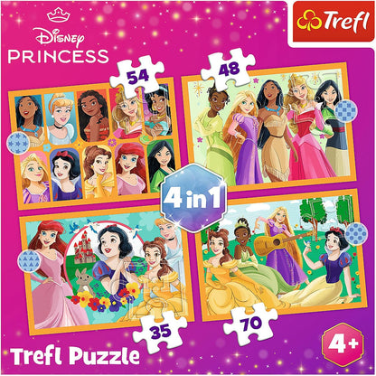 4 in 1 Puzzle - Disney Princess