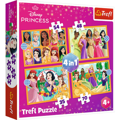4 in 1 Puzzle - Disney Princess