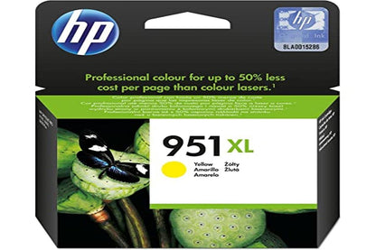 HP 951XL Giallo, CN048AE, Cartuccia Originale da 1500 Pagine, Alta Capacità, Compatibili con Stampanti OfficeJet serie 8100, 8600, 251dw e 276dw