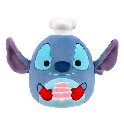Disney Squishmallows Original 10-Inch Chef Stitch with Cake Plush