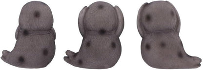 Nemesis Now Three Wise See No Evil Hear No Evil Speak No Evil Figurines, Adorable Hand-Painted Resin Collectibles and Gift
