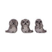 Nemesis Now Three Wise See No Evil Hear No Evil Speak No Evil Figurines, Adorable Hand-Painted Resin Collectibles and Gift