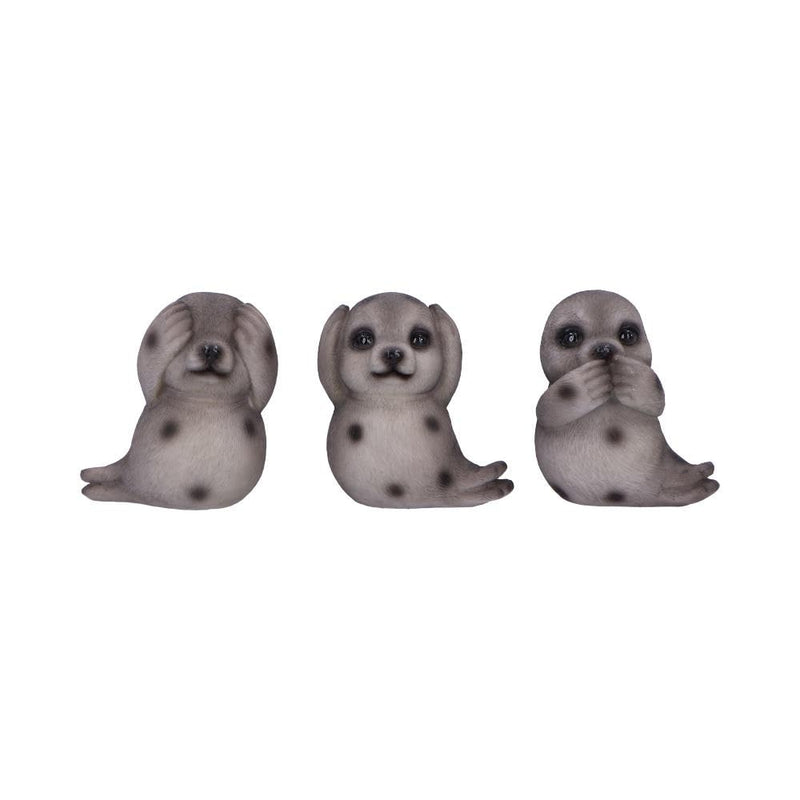 Nemesis Now Three Wise See No Evil Hear No Evil Speak No Evil Figurines, Adorable Hand-Painted Resin Collectibles and Gift