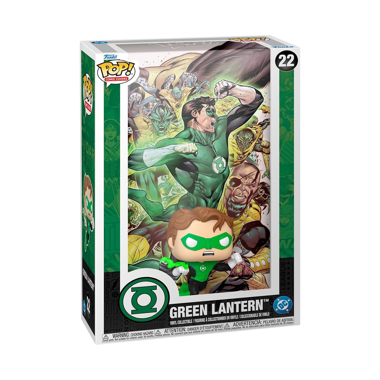 Funko Pop! Comic Cover DC – Green Lantern - DC Comics - Collectable Vinyl Figure - Gift Idea - Official Merchandise - Toys for Kids & Adults - Cartoons Fans - Model Figure for Collectors and Display